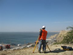 Levantamiento Topográfico de muelle - Piura 2014